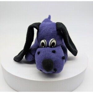 Ace Novelty Co Purple Plush Dog Stuffed Animal 7" Rare